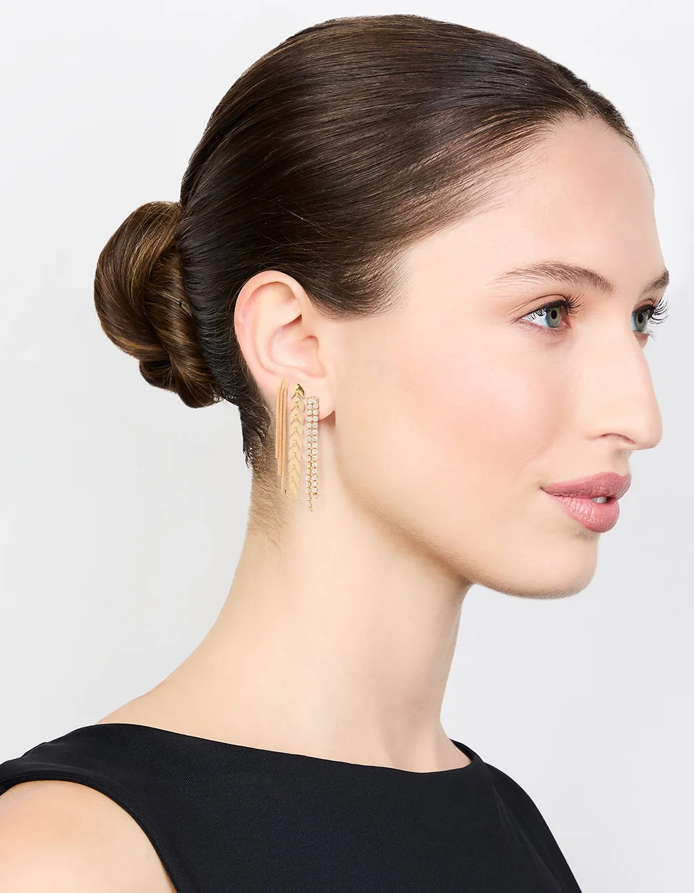 Gold Graduating Drop Earrings 3-Pack