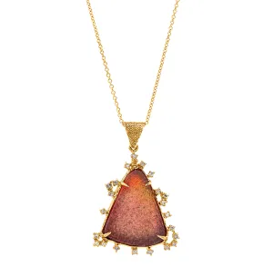 Golden Sunset Gold Necklace