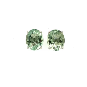 Green Amethyst Earring in .925 Sterling Silver - KST 51591
