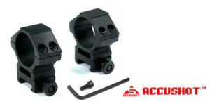 Guarder ACCUSHOT Premium 30mm Scope Rings (Deluxe Medium)
