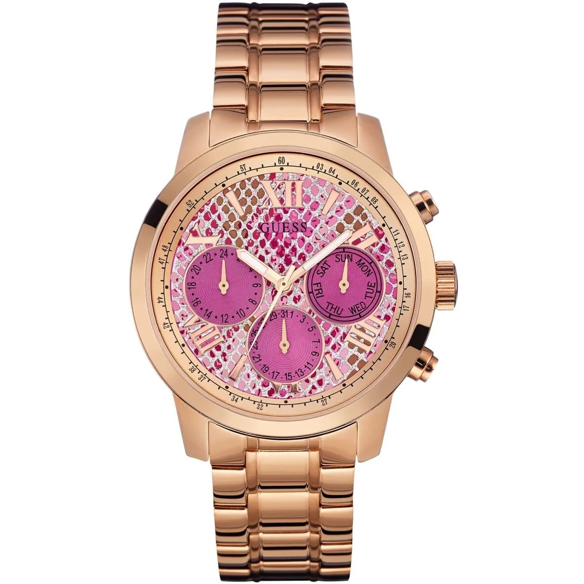 Guess Sunrise Rose Gold Ladies Watch W0330L14
