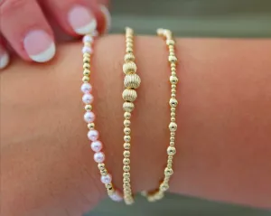 HAMPTONS | Anti-tarnish 14K Gold Filled Balls and Pearls Stack Bracelet
