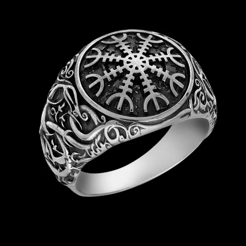 Handcrafted Helm Of Awe Urnes Style Sterling Silver