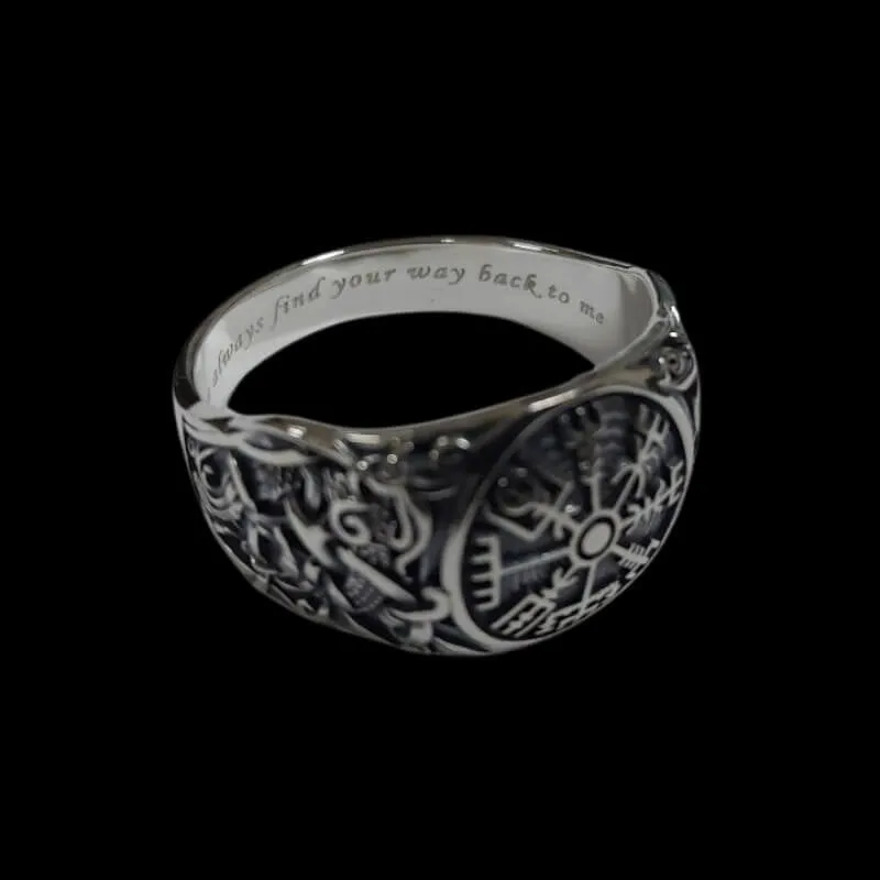 Handcrafted Helm Of Awe Urnes Style Sterling Silver