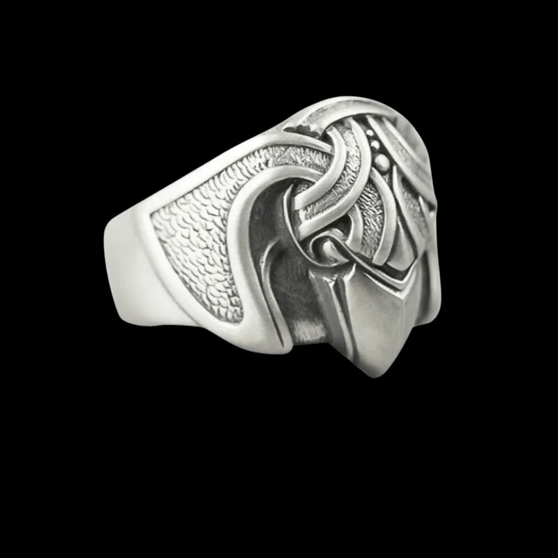 Handcrafted Silver Raven's Viking Ring