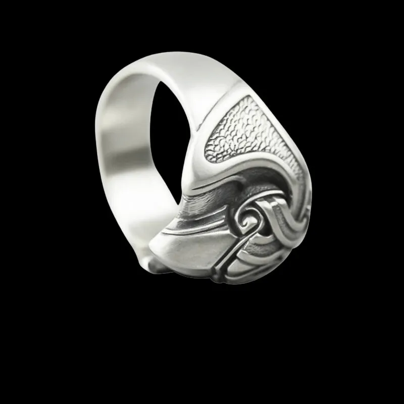 Handcrafted Silver Raven's Viking Ring