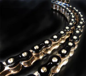 HARLEY EK CHAIN Z 3D QX2 X-RING 530-160L BLK/GLD  530Z3D-160KG