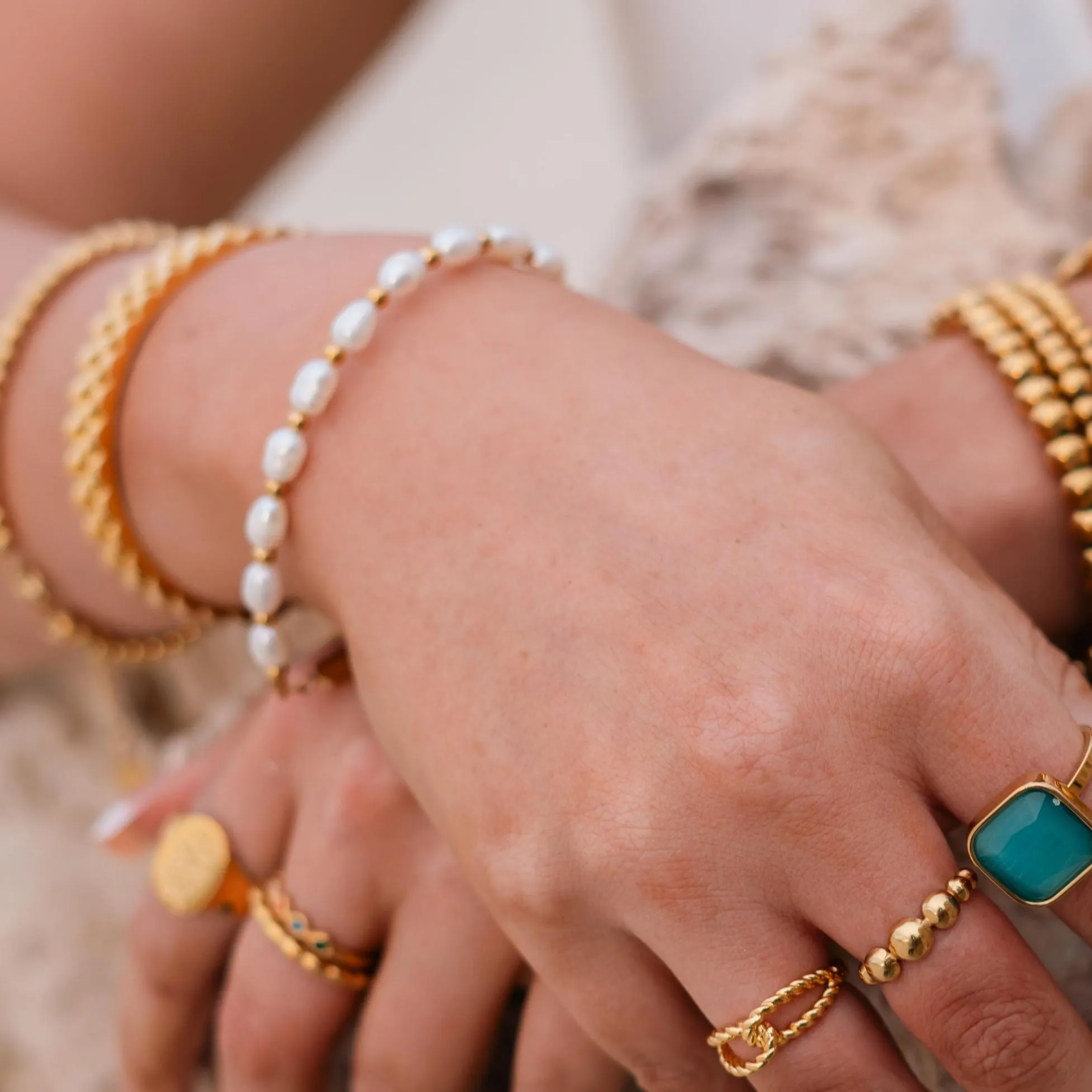 Harper - Freshwater Pearl Bracelet