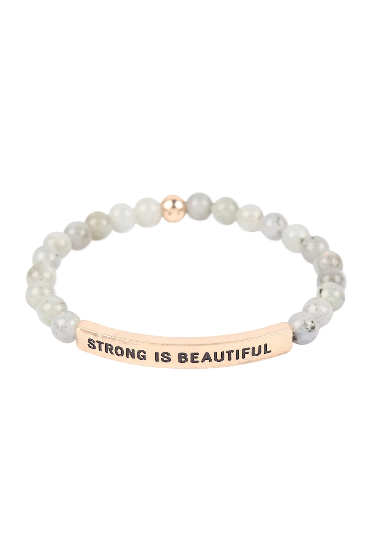 HDB3439 - STRONG IS BEAUTIFUL INSPIRATIONAL BRACELET