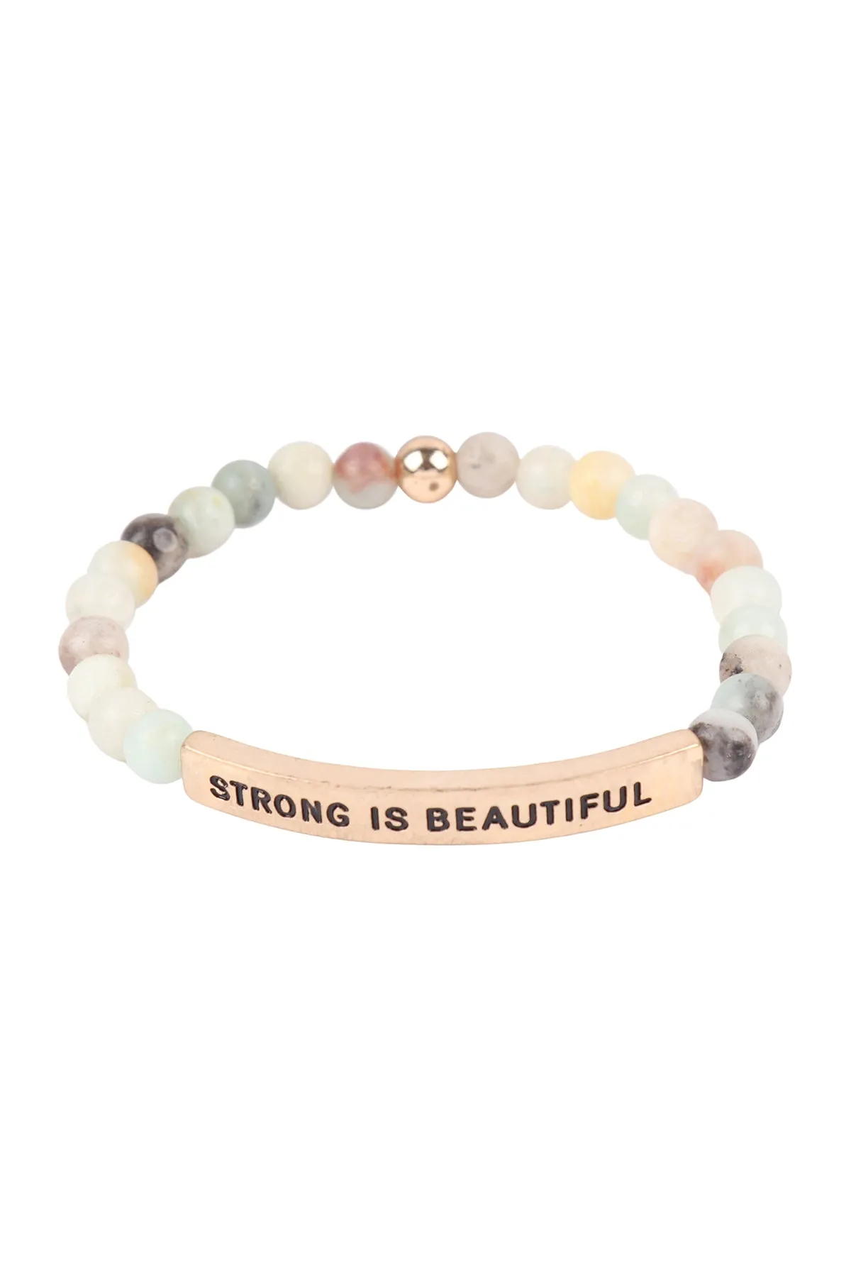 HDB3439 - STRONG IS BEAUTIFUL INSPIRATIONAL BRACELET