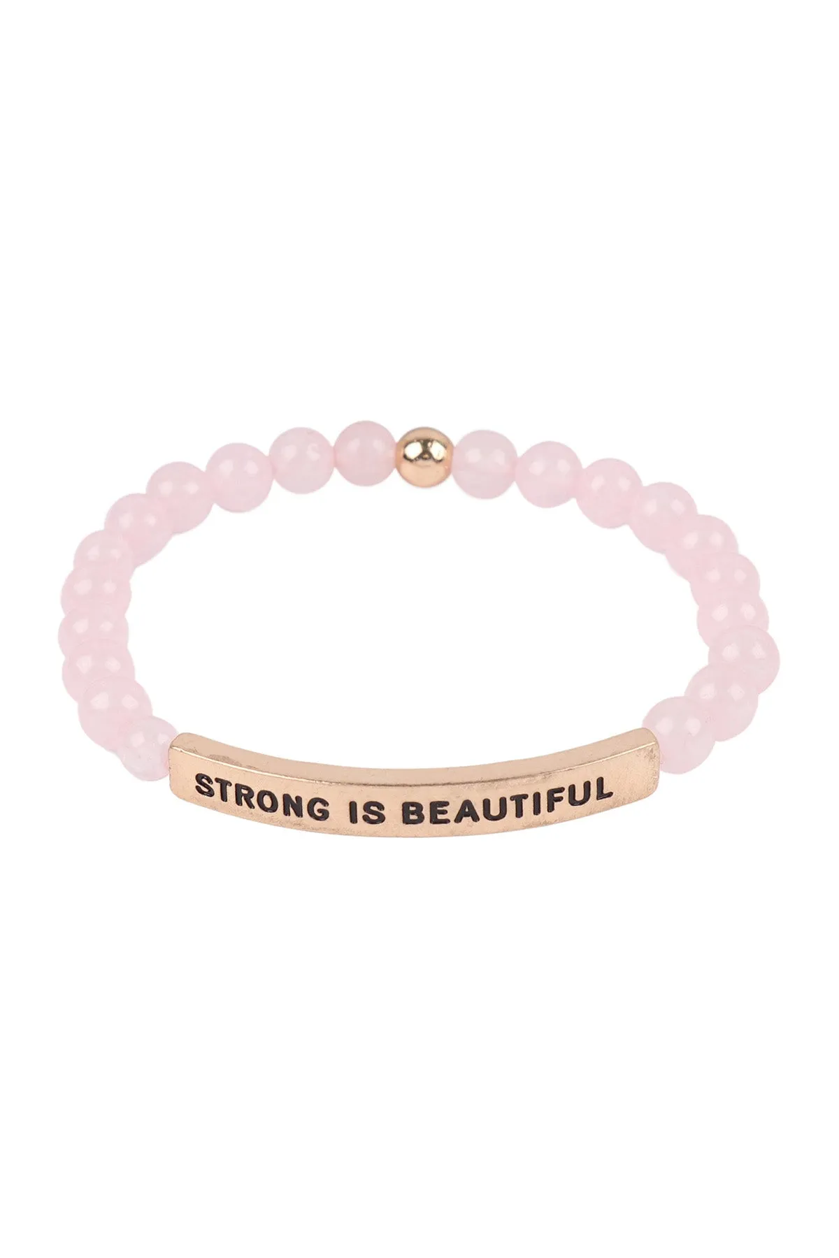 HDB3439 - STRONG IS BEAUTIFUL INSPIRATIONAL BRACELET