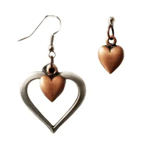 Heart Cluster Earrings