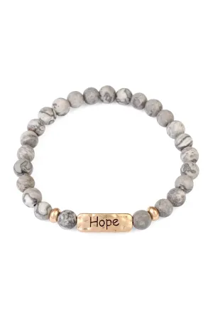 HOPE NATURAL STONE BRACELET