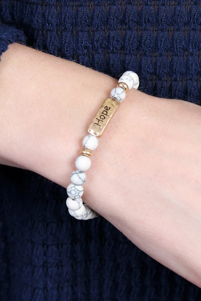 HOPE NATURAL STONE BRACELET