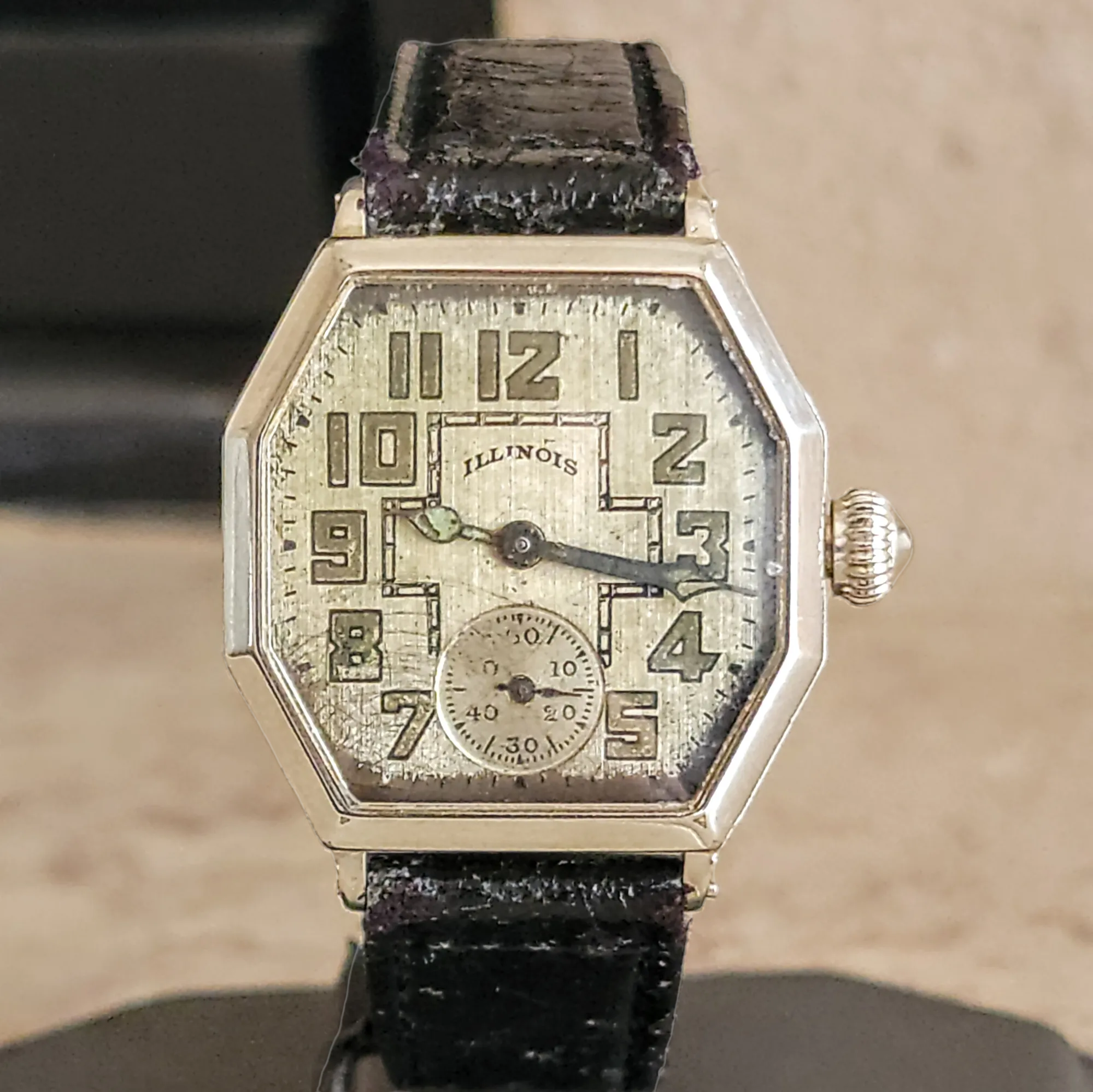 ILLINOIS ACE Wristwatch 17 Jewels Grade 24 - 14K GF