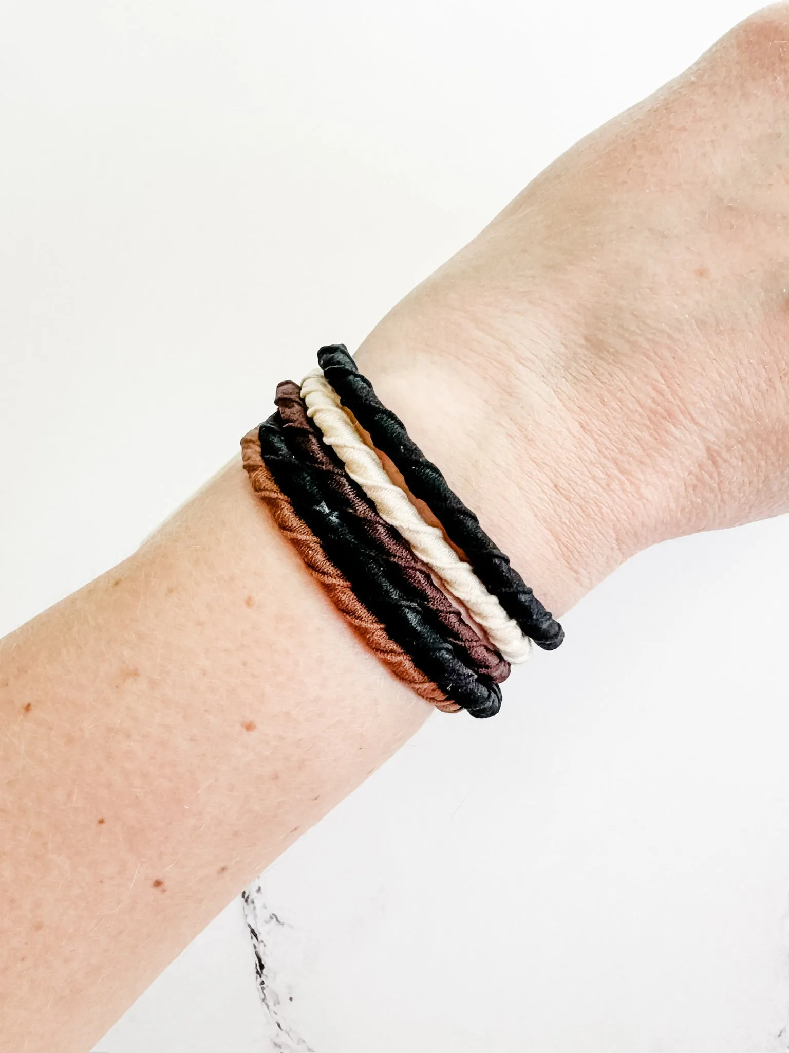 IN STOCK Hair Tie Bracelet Sets - Neutral Ropes | Hair Accessories FINAL SALE