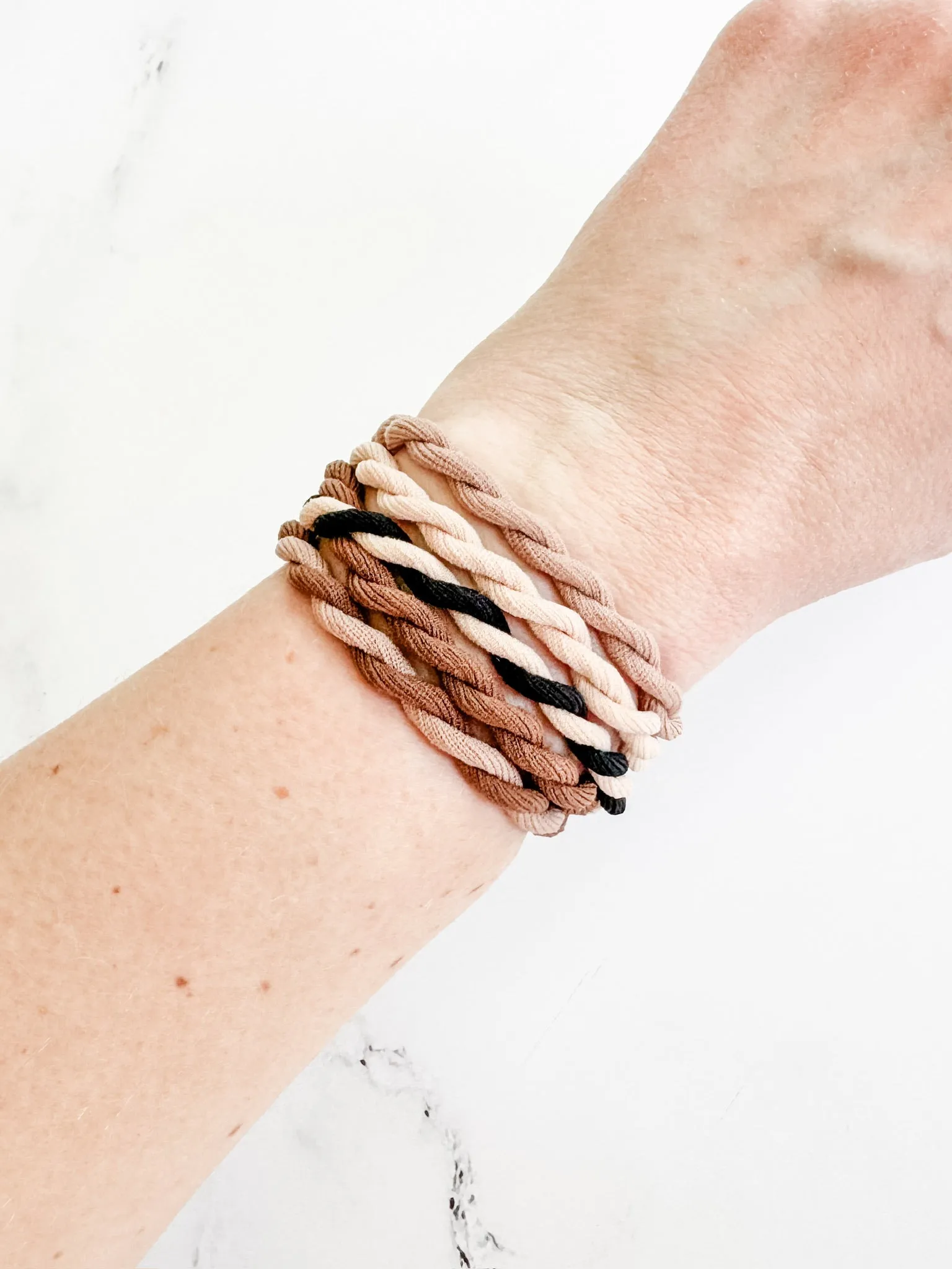 IN STOCK Hair Tie Bracelet Sets - Neutral Ropes | Hair Accessories FINAL SALE