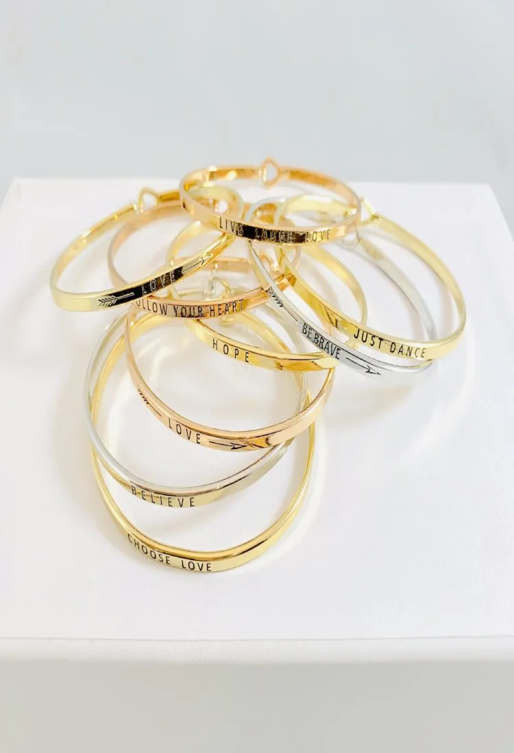 Inspiration Bangle Bracelet