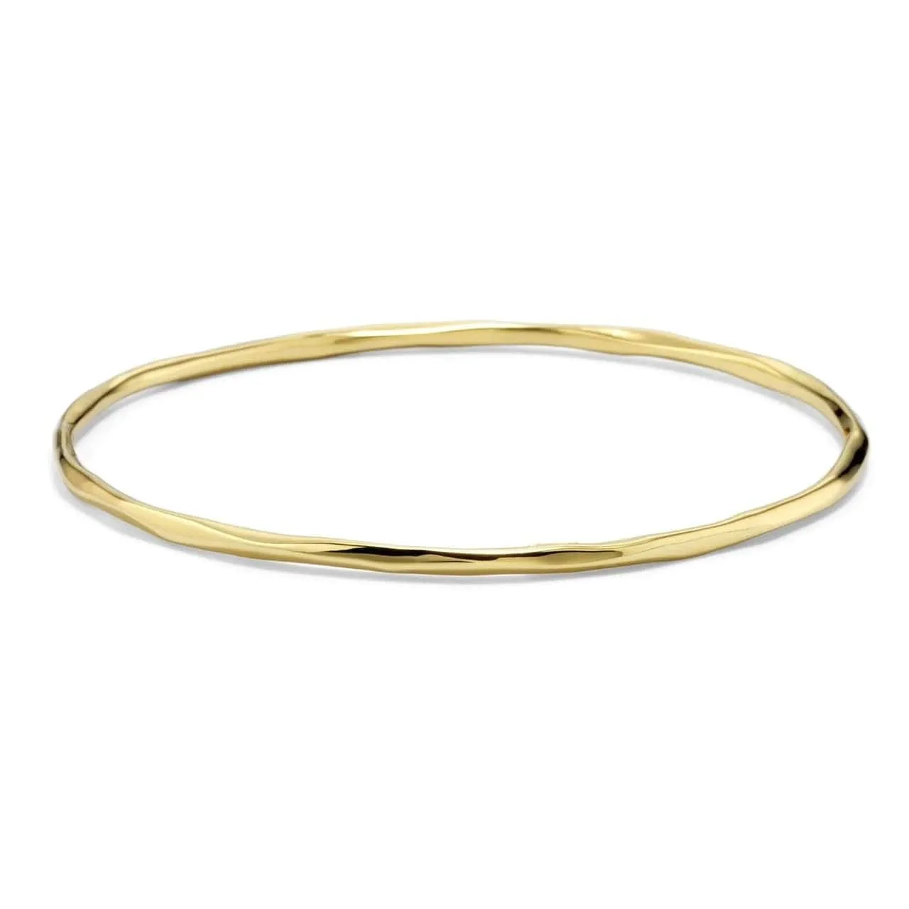 Ippolita 18K YG Classico Thin Faceted Bangle