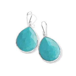 Ippolita Sterling Silver and Turquoise Large Teardrop Earrings