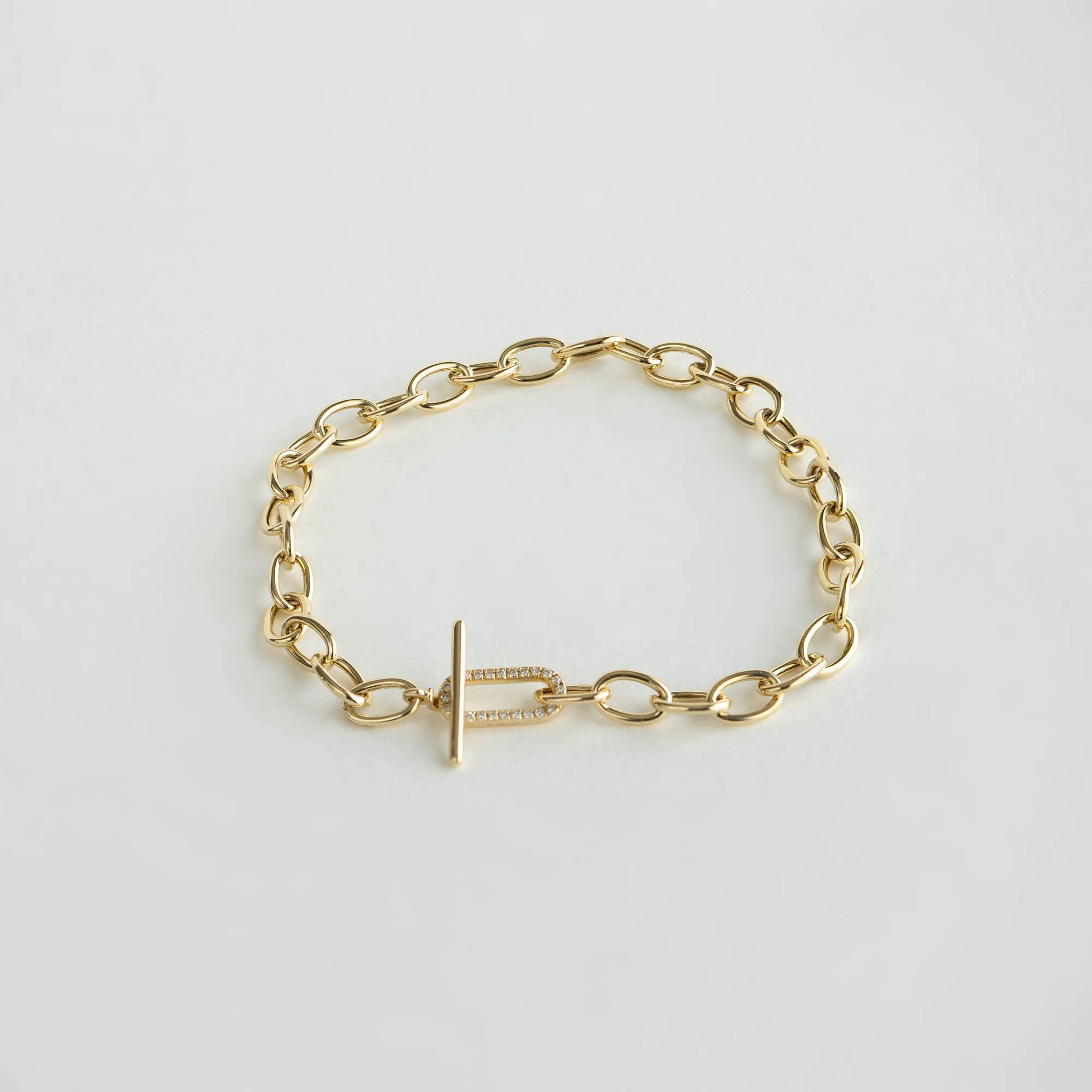 Ivy Diamond Link Chain Bracelet