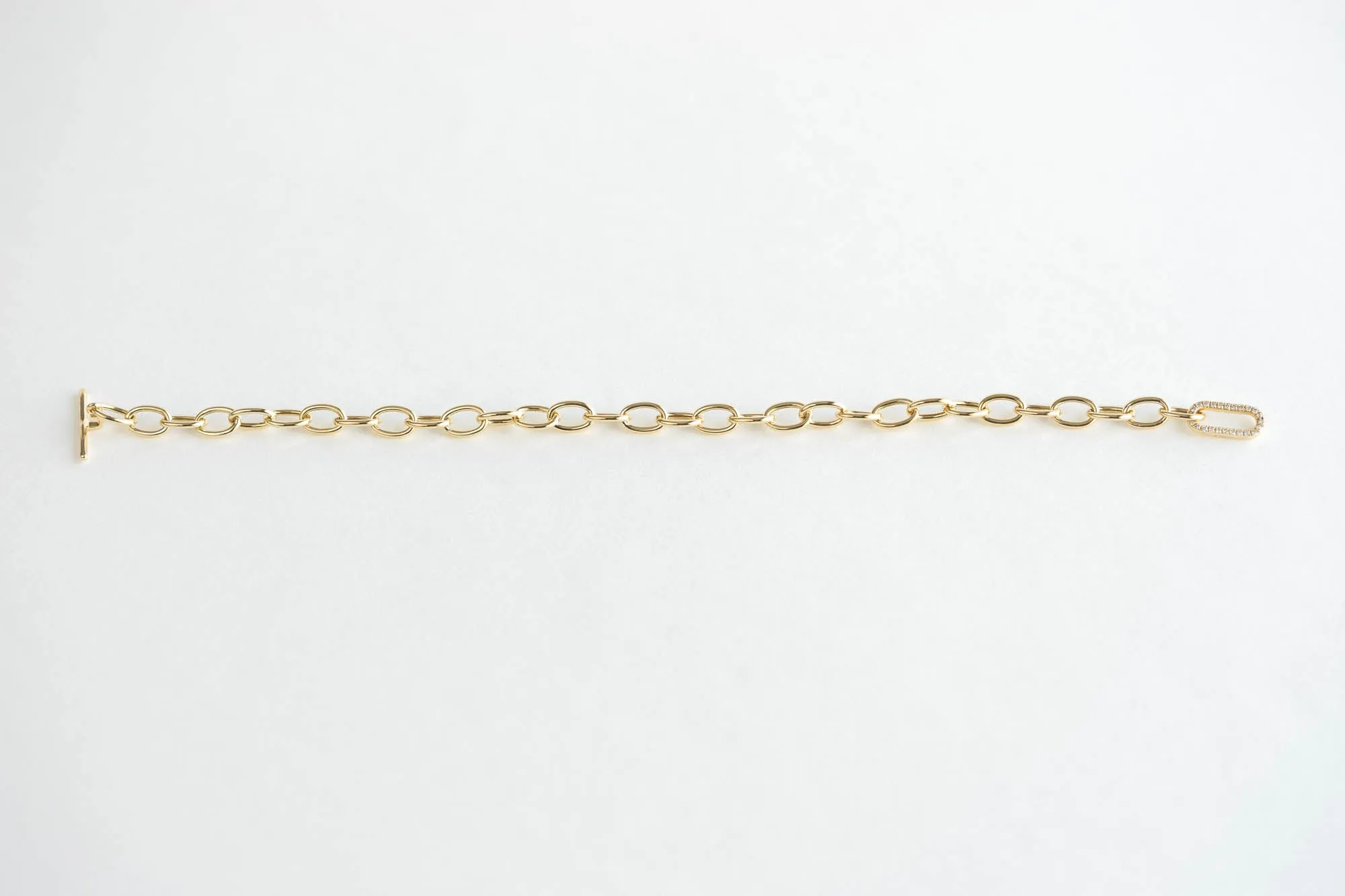 Ivy Diamond Link Chain Bracelet