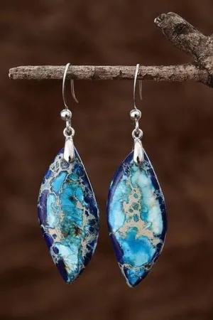 Jasper Drop Earrings