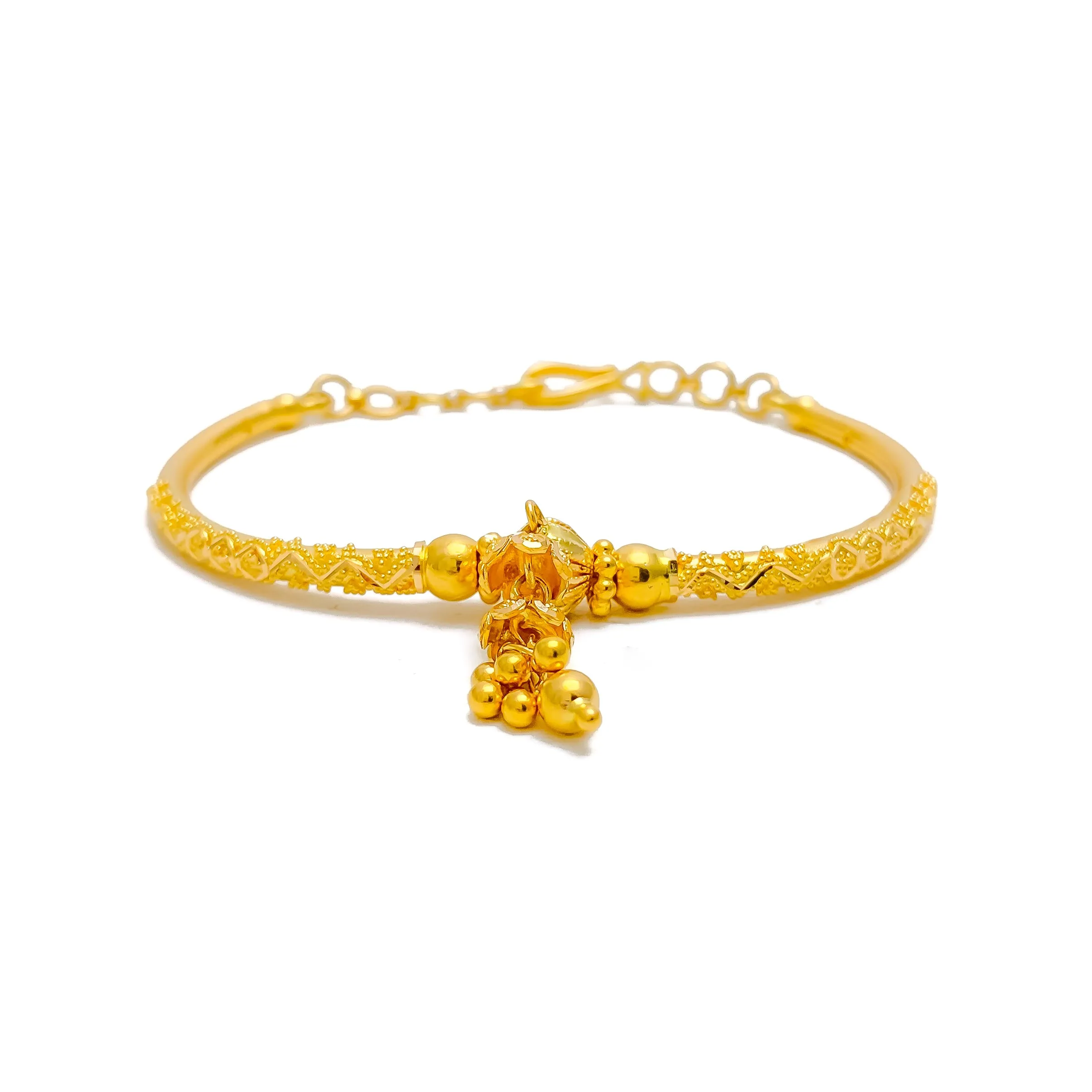 Jazzy Chic 22k Gold Bracelet