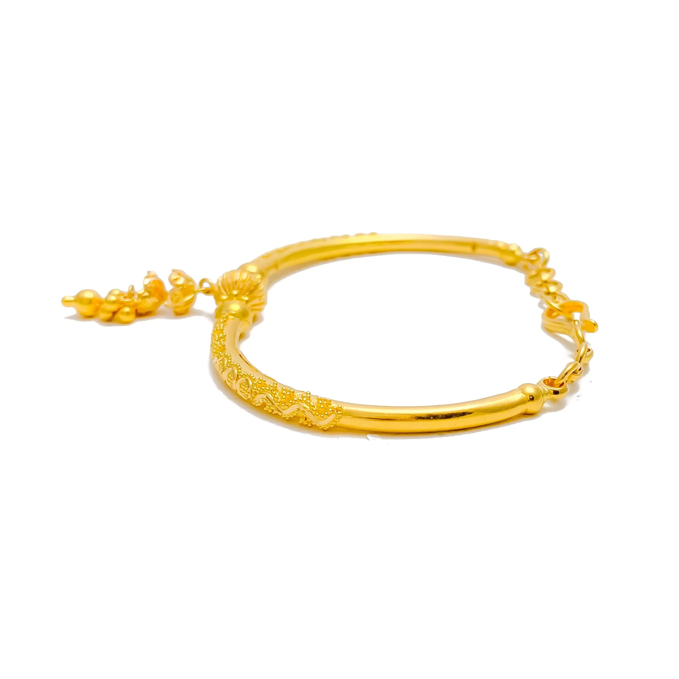 Jazzy Chic 22k Gold Bracelet