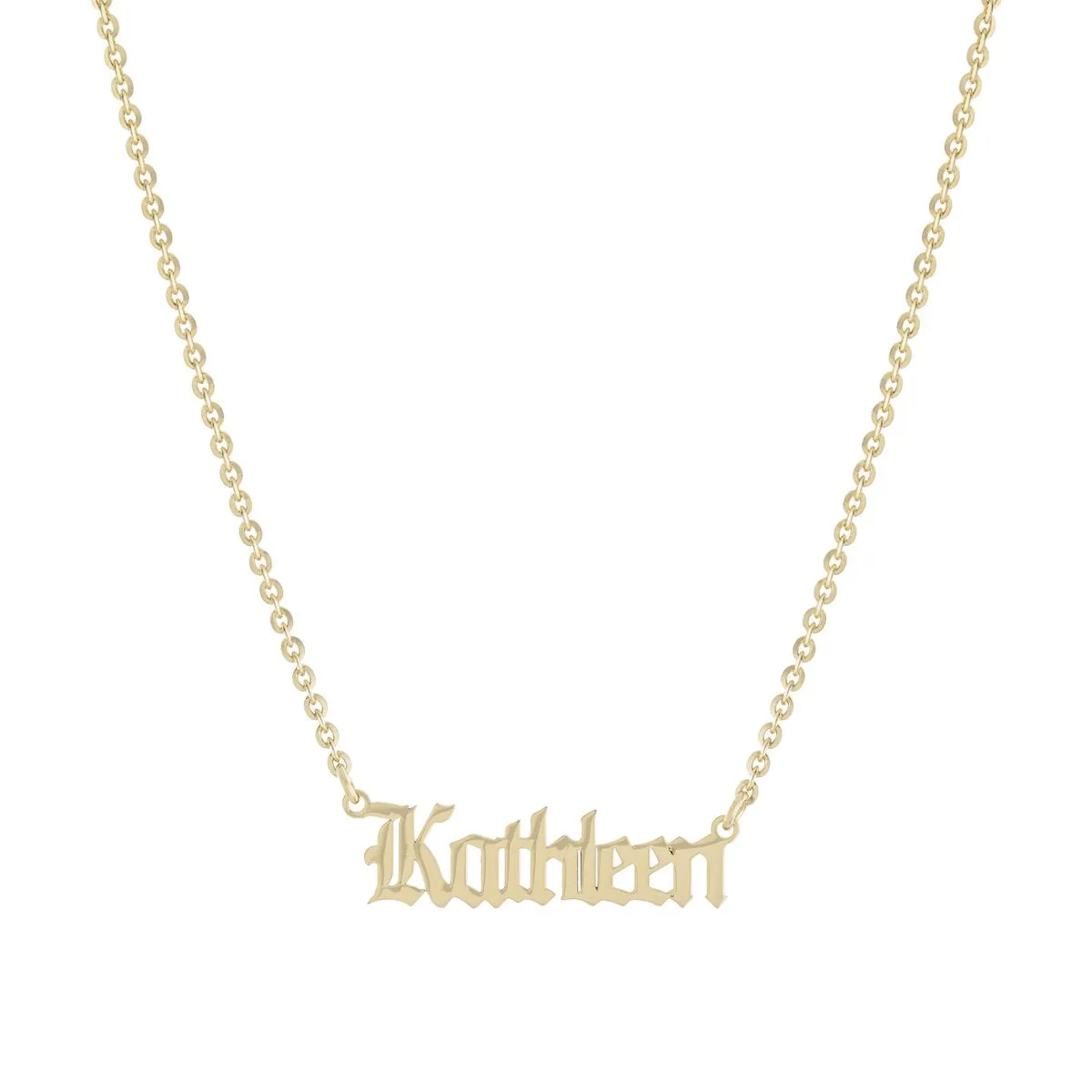 [JBD Exclusive] Old English Name Necklace