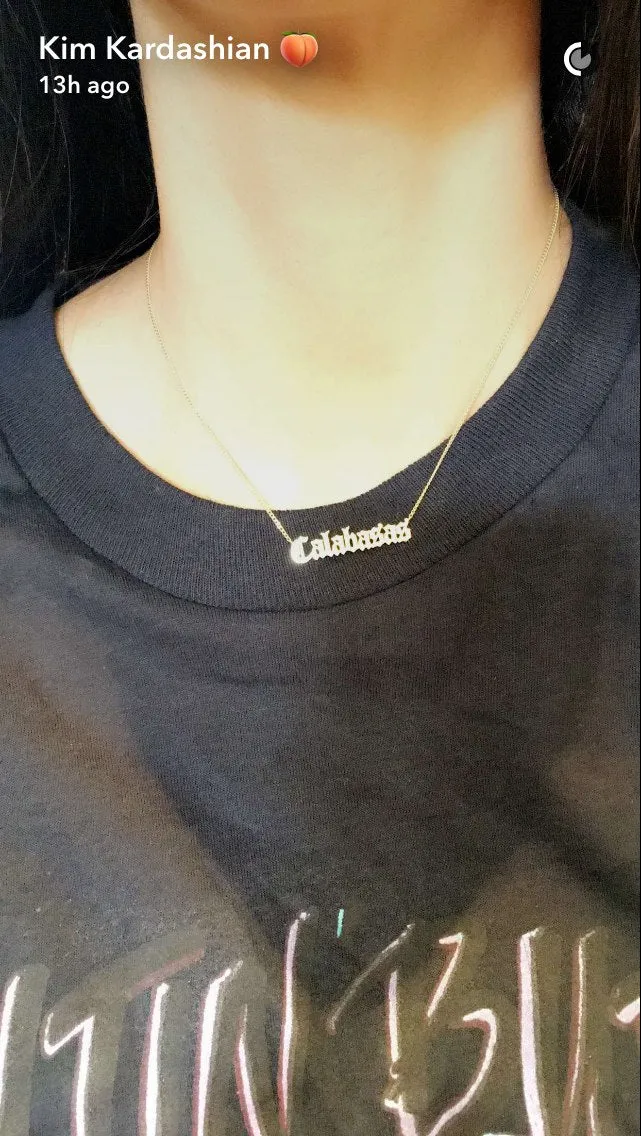 [JBD Exclusive] Old English Name Necklace