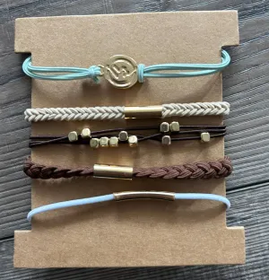 JILLIAN INK LLC - Hair Tie Bracelet Sets: Mountains