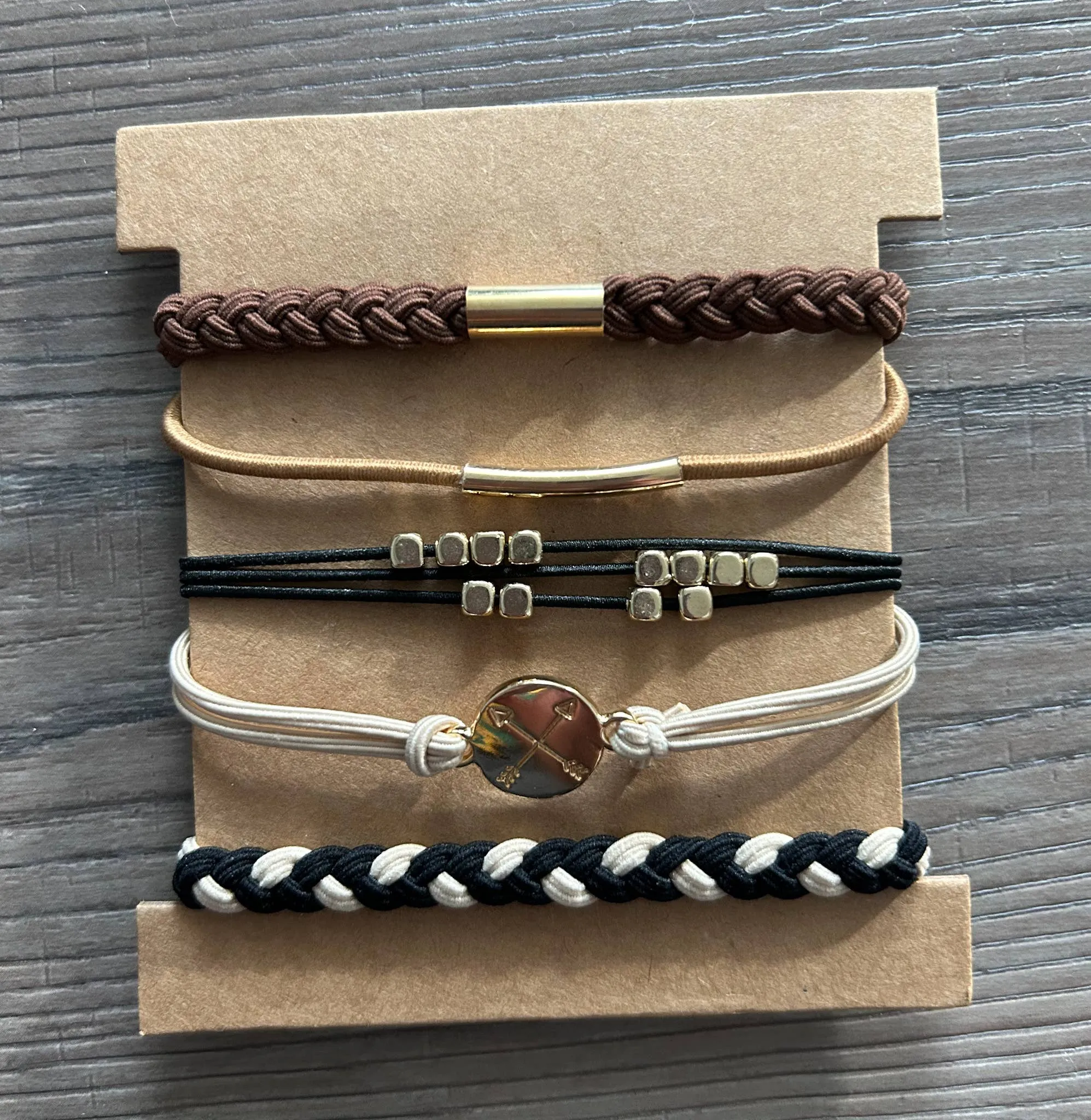 JILLIAN INK LLC - Hair Tie Bracelet Sets: Mountains
