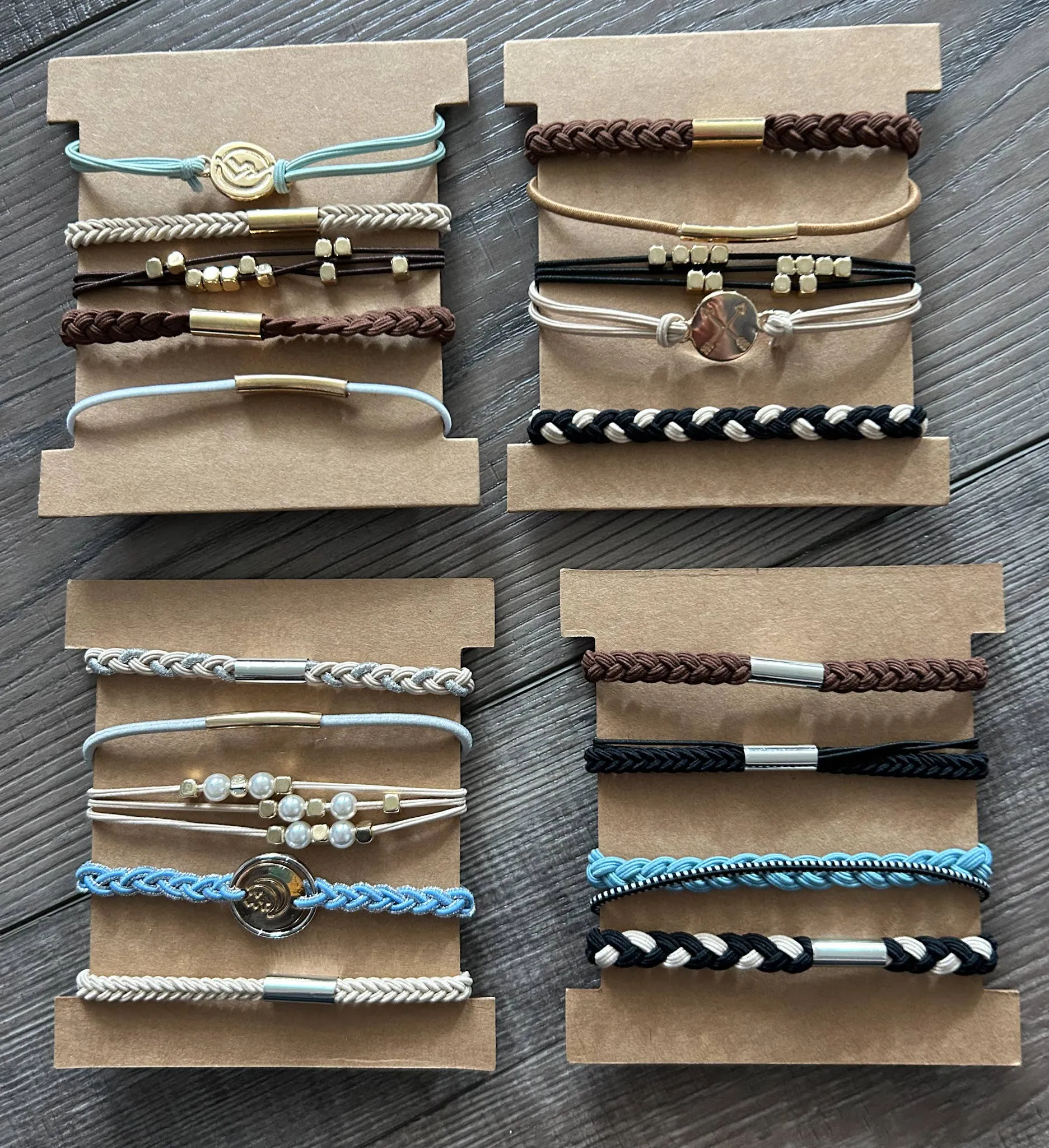 JILLIAN INK LLC - Hair Tie Bracelet Sets: Mountains