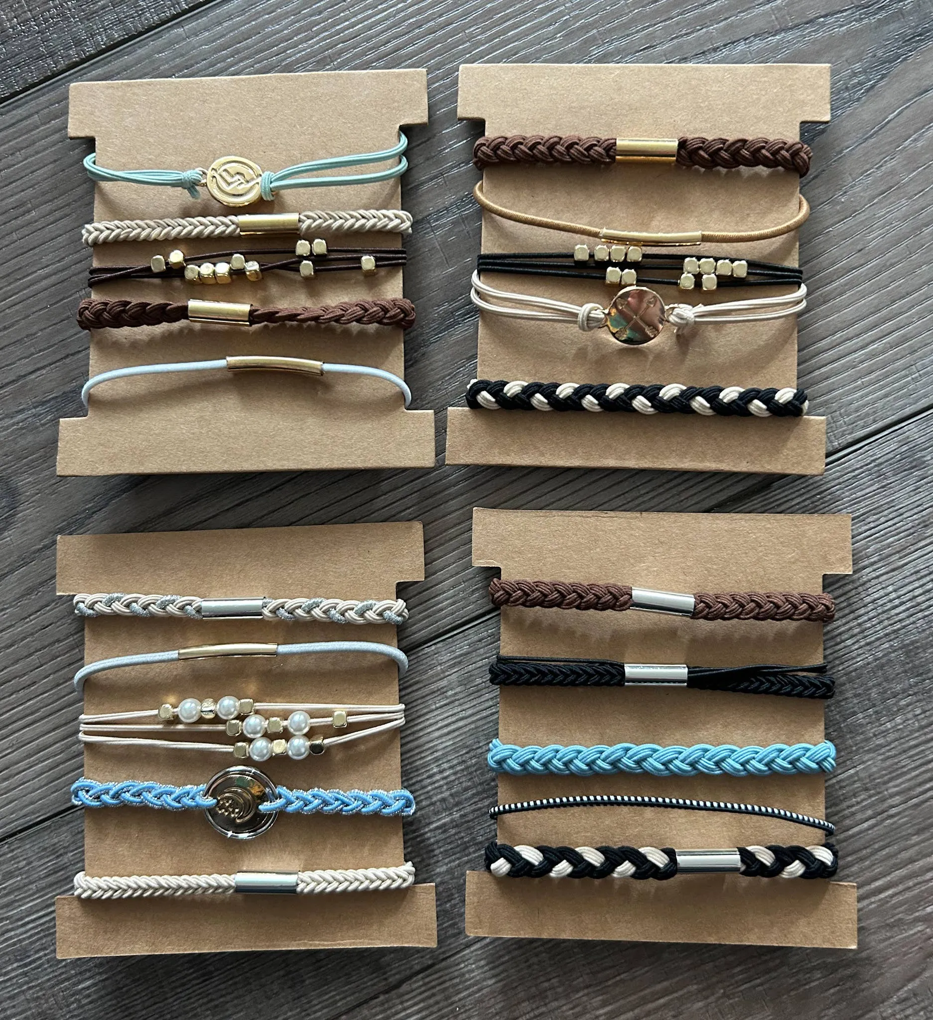 JILLIAN INK LLC - Hair Tie Bracelet Sets: Mountains