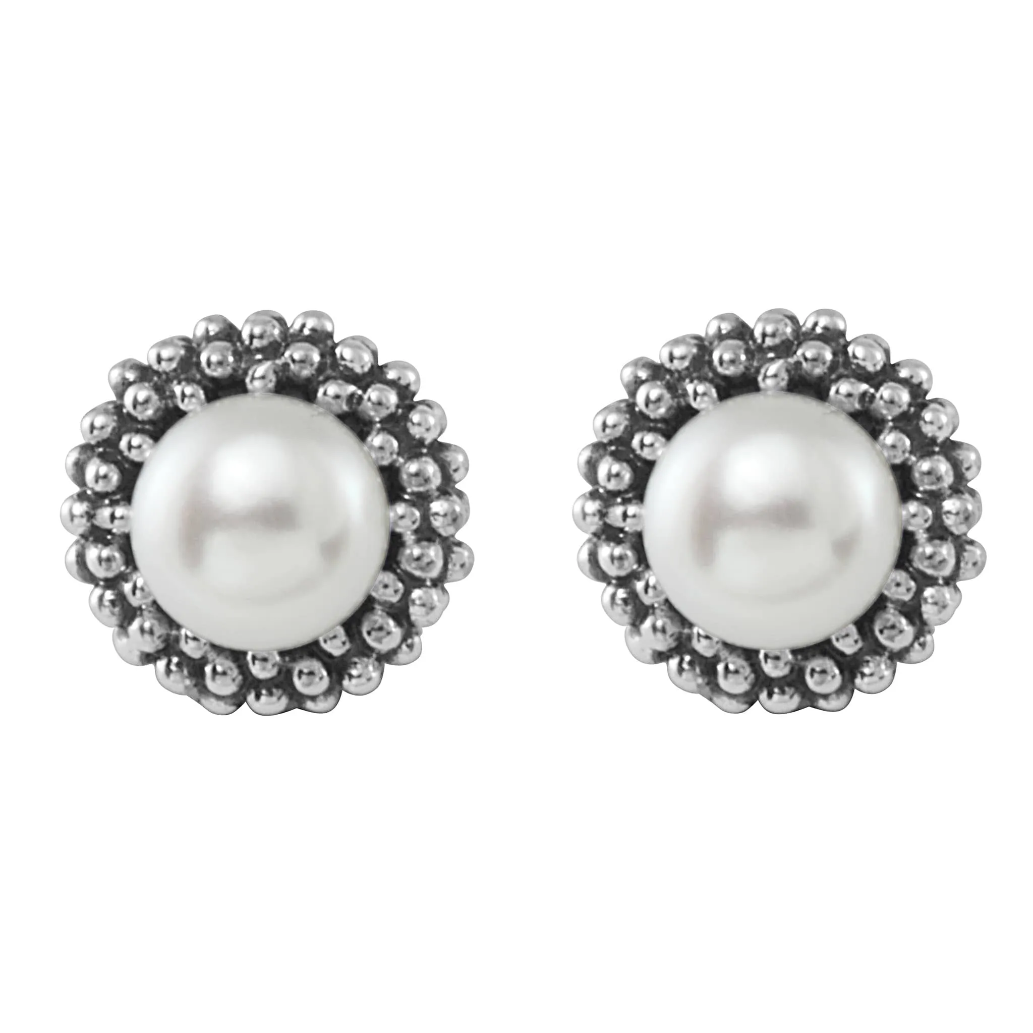 Kinder Childs First Pearl Stud Earrings