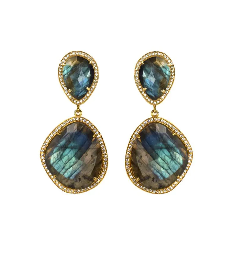 Labradorite Drop Earrings
