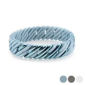 Ladies'Bracelet TheRubz Silicone Stainless steel Steel/Silicone