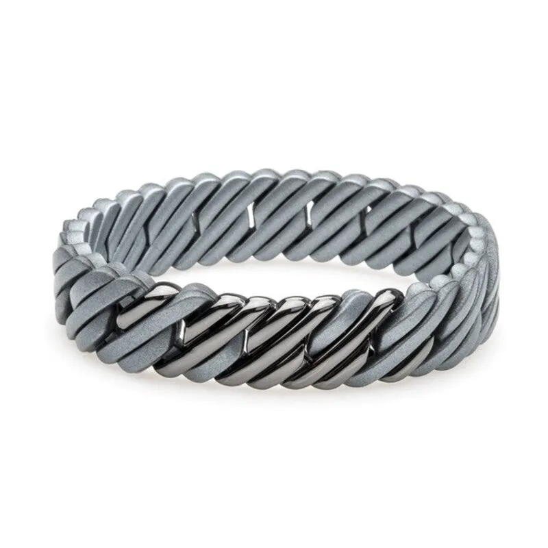 Ladies'Bracelet TheRubz Silicone Stainless steel Steel/Silicone