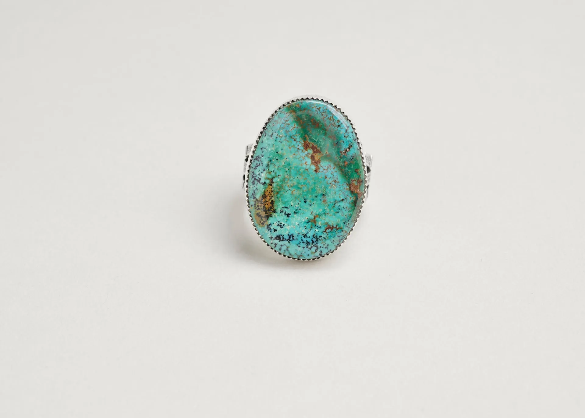 Large Oval Turquoise Ring