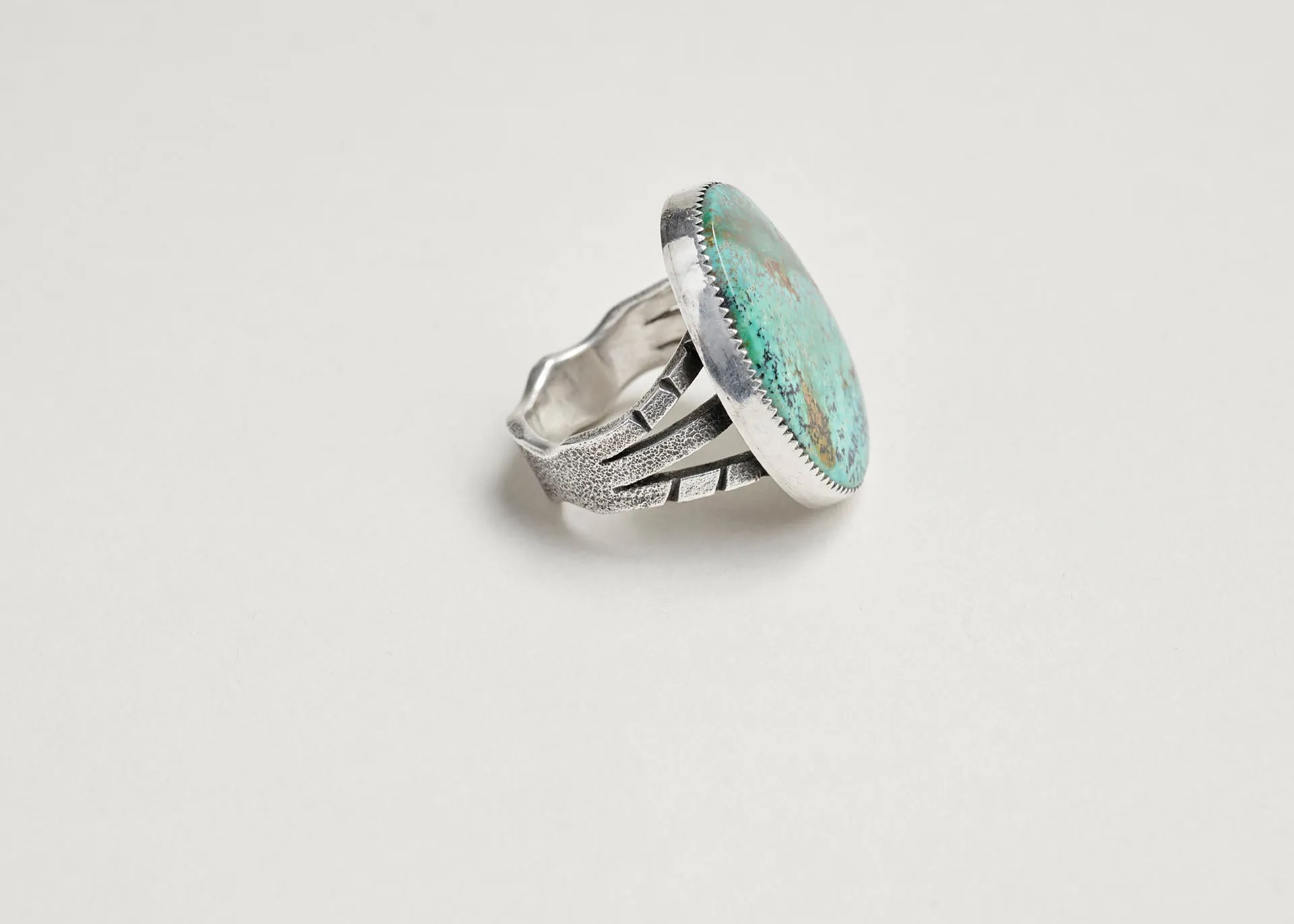 Large Oval Turquoise Ring