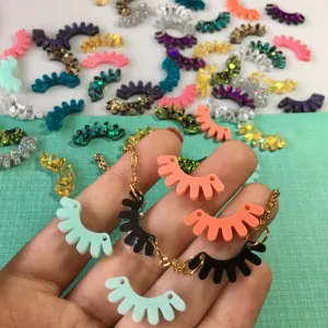 Lashes Connectors or Links / 10 Pieces, 25mm