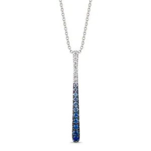 Le Vian Denim Ombre Graduating Sapphire Pendant