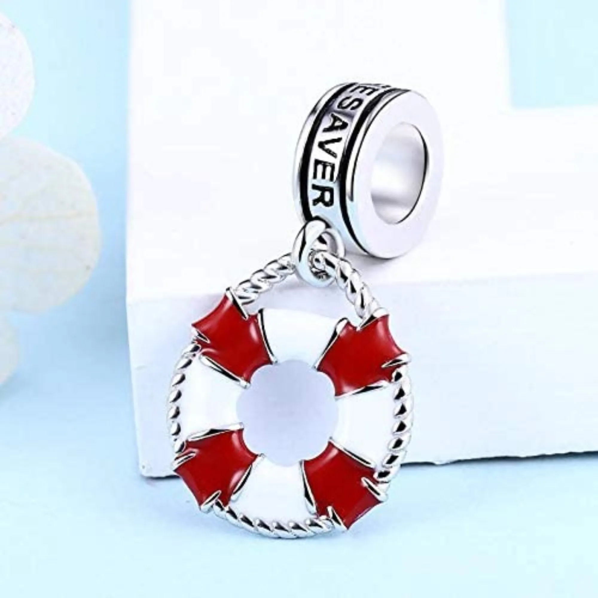 Lifesaver Lifeguard Dangle Pendant