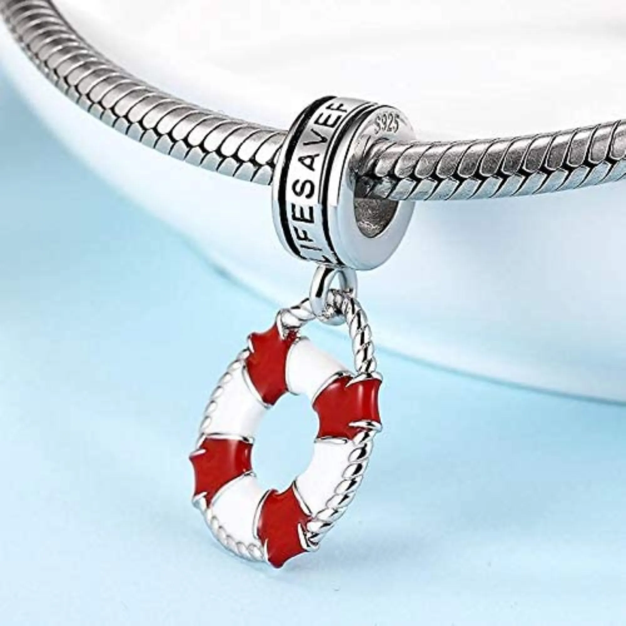 Lifesaver Lifeguard Dangle Pendant