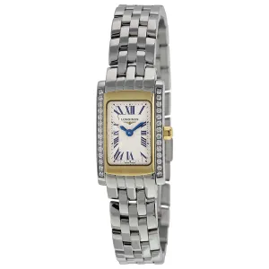 Longines Dolce Vita Silver Dial Diamond Stainless Steel Ladies Watch L51585786 L5.158.5.78.6