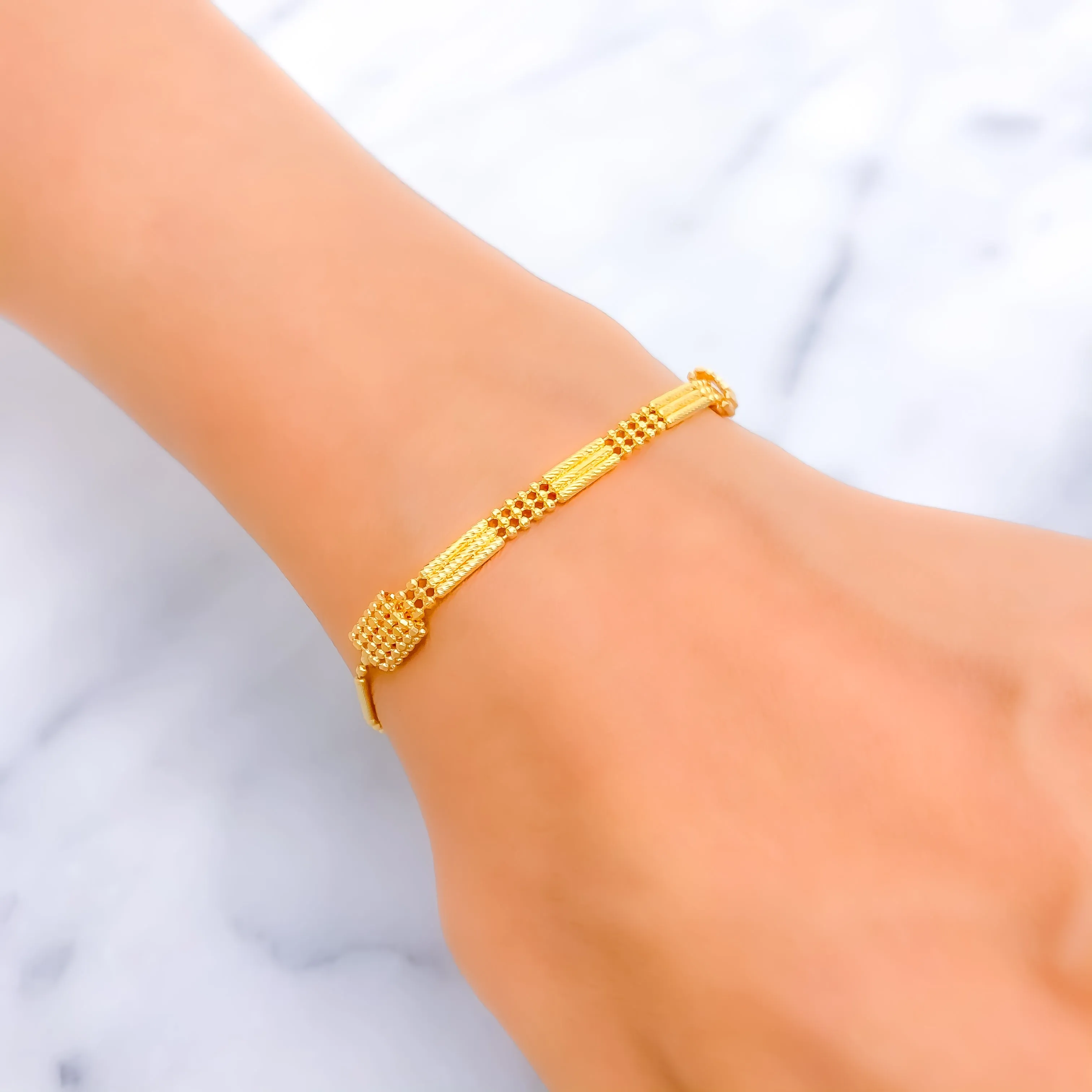 Lovely Chic 22K Gold Bracelet