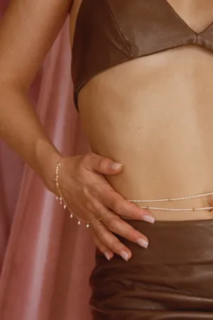 Maeve Pearl Shaker Hand Chain