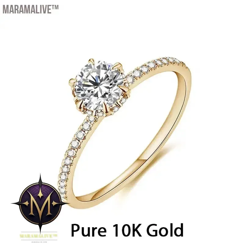 Magnificent 10K Moissanite Rings Selection