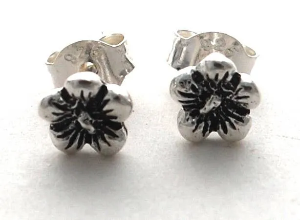 Magnolia Earrings sterling silver